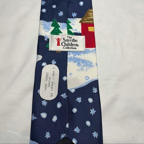 2/$10 Save the Children Men’s Christmas Tie - Picture 5 of 6